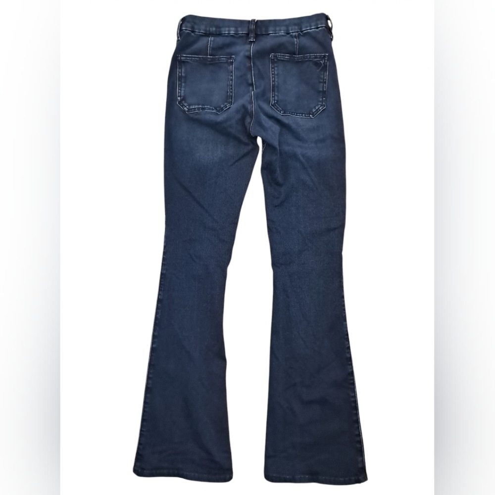 Anthropologie MiH The Skinny Marrakesh Mid Rise Kick Flare Jeans Size 25 - Picture 9 of 13